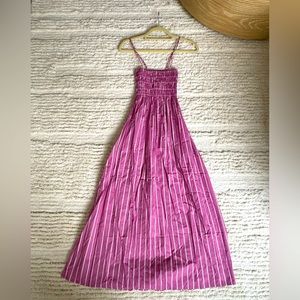 Faithful the Brand Mariela Midi Dress in Adia Stripe